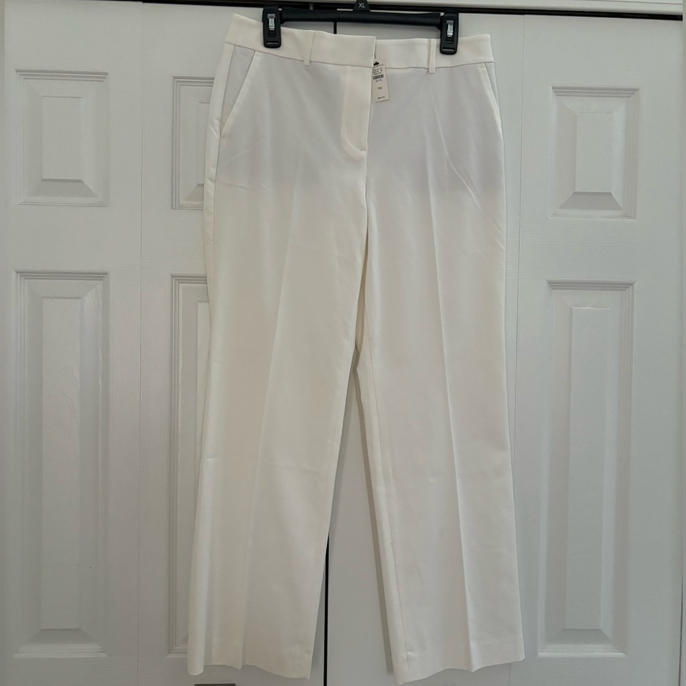 NWT Talbots off white trouser pants ( Newport ) Size 10p